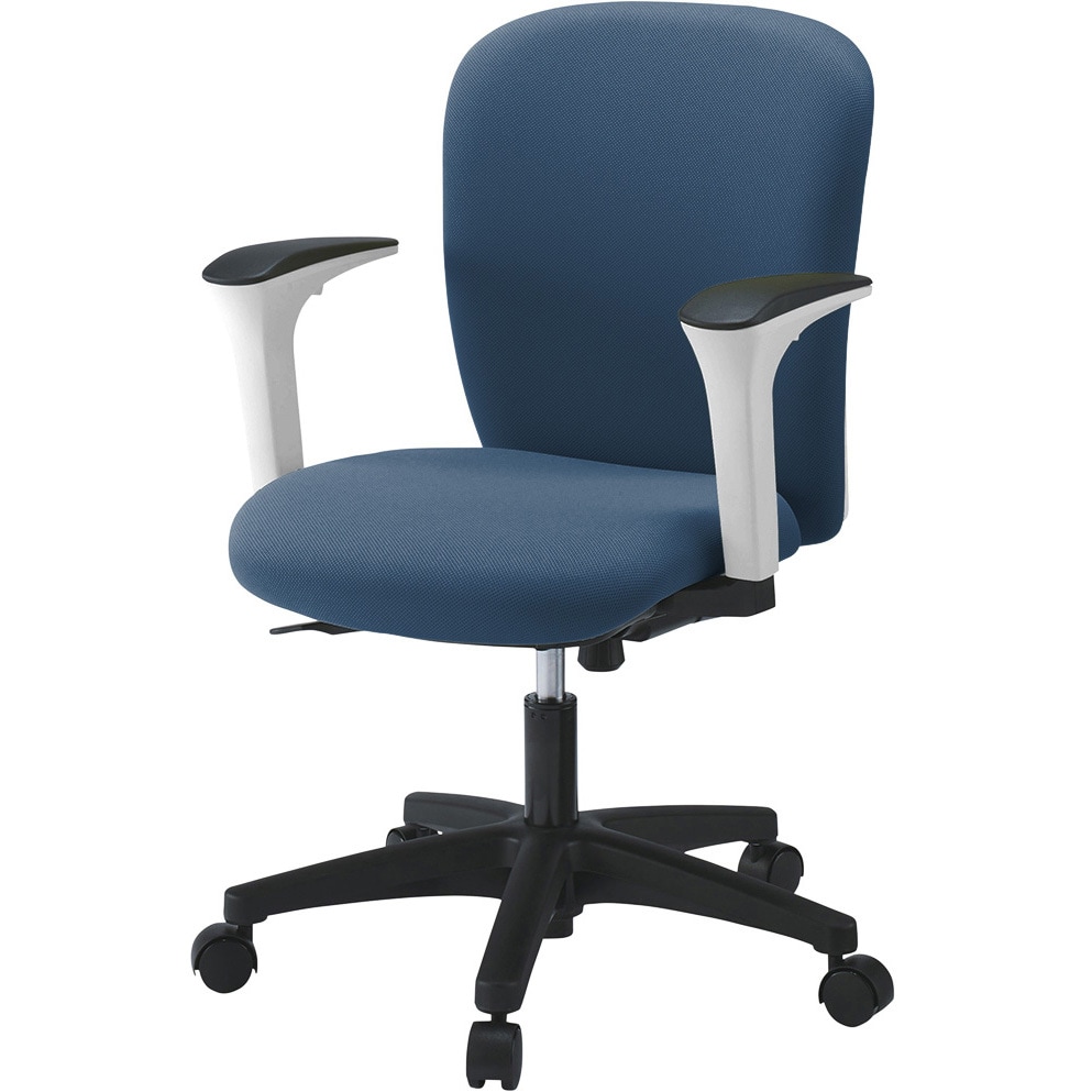 KT-367PV-WTN3 リエットRチェア ローバック 可動肘付 ナイロンキャスター<配送時組立サービス付> イトーキ グリーン購入法:適合 高さ825mm幅600mm奥行575mm  KT-367PV-WTN3