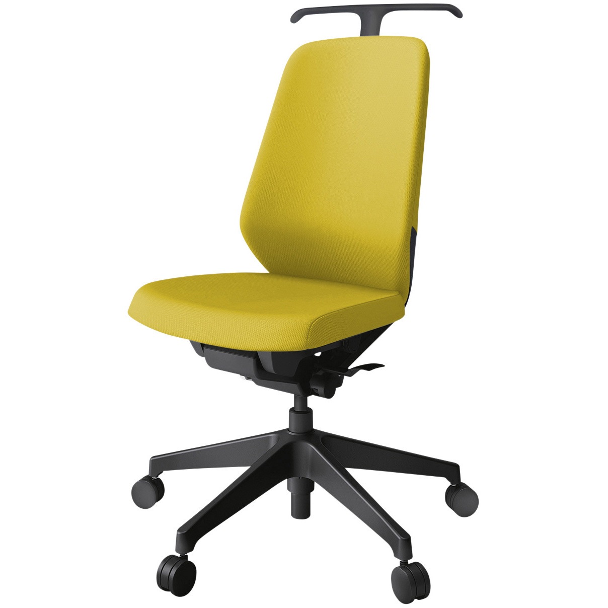 KJ-110PVHM-T1U5 ノートチェア ハイバック 肘なし ハンガー ランバーサポート付 クロスPV ウレタンキャスター<配送時組立サービス付> 1台 イトーキ 【通販モノタロウ】