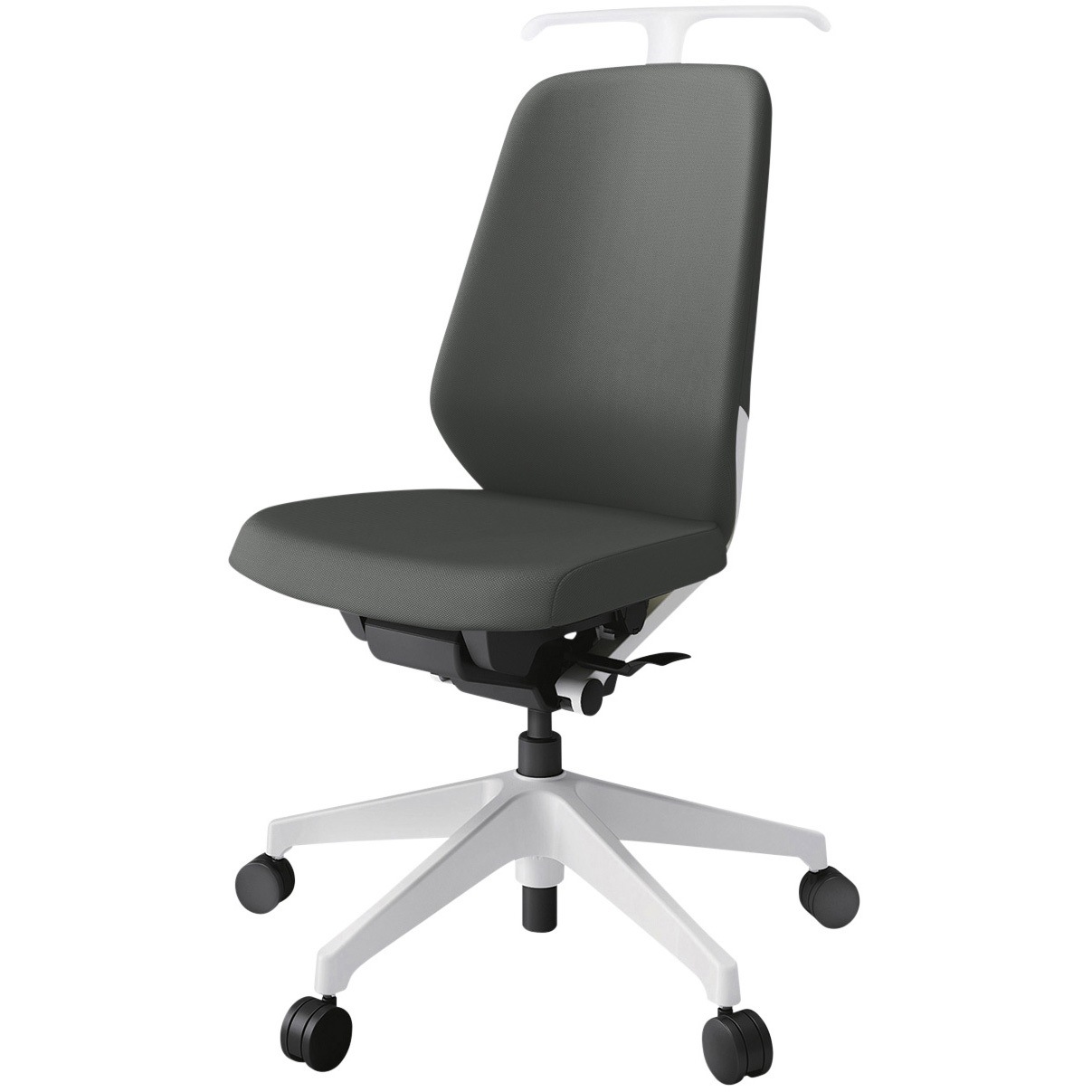 KJ-110PVHM-W9C3 ノートチェア ハイバック 肘なし ハンガー ランバーサポート付 クロスPV ウレタンキャスター<配送時組立サービス付> 1台 イトーキ 【通販モノタロウ】