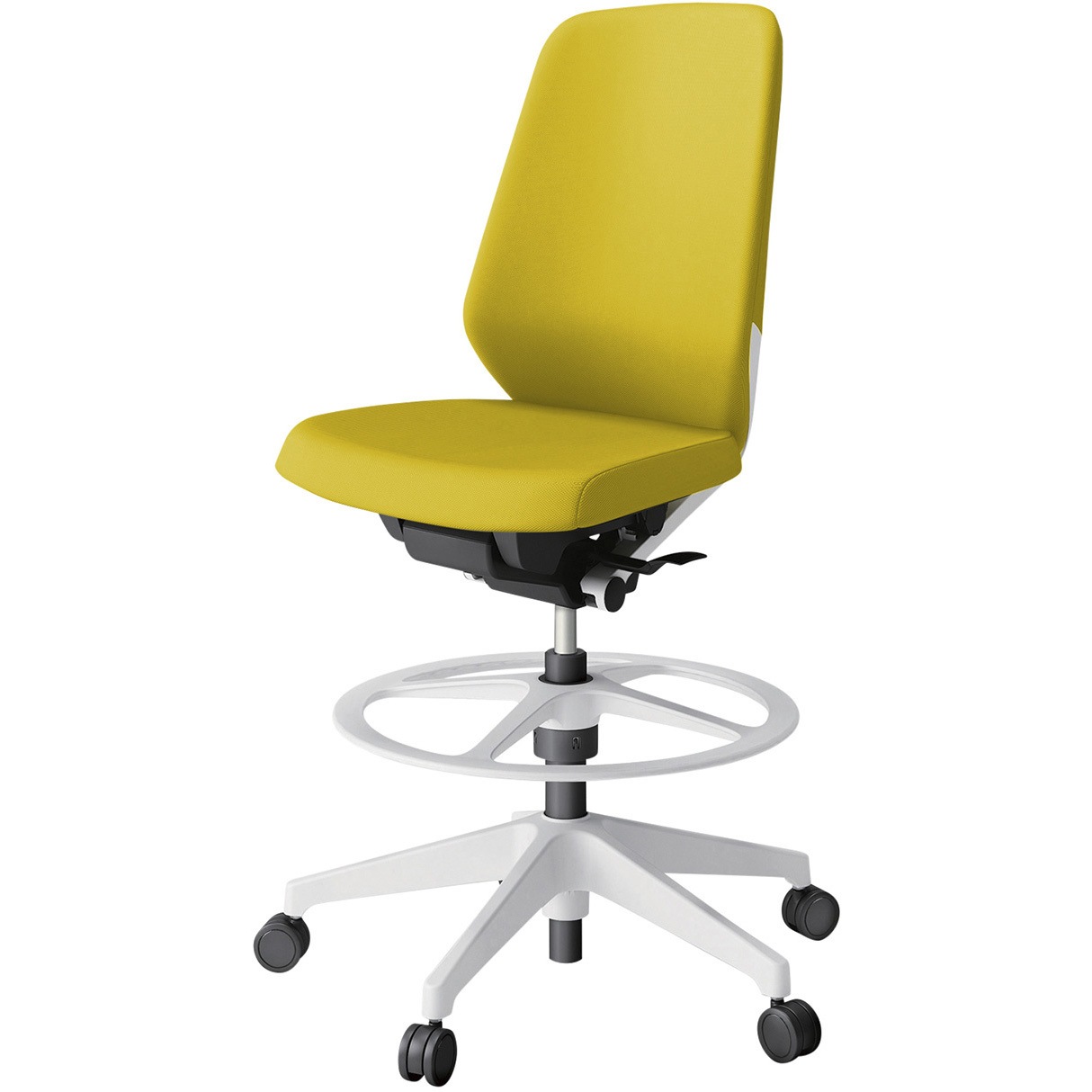 KJ-110PVP-W9U5 ノートチェア ハイポジションタイプ ハイバック 肘なし ランバーサポート付 クロスPV 樹脂脚<配送時組立サービス付> 1台 イトーキ 【通販モノタロウ】