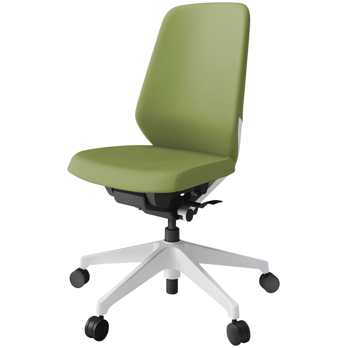 KJ-110PV-W9Q7 ノートチェア プレーンクロスバック 肘無 ハイバック ランバーサポート付 ナイロンキャスター<配送時組立サービス付> 1台 イトーキ 【通販モノタロウ】