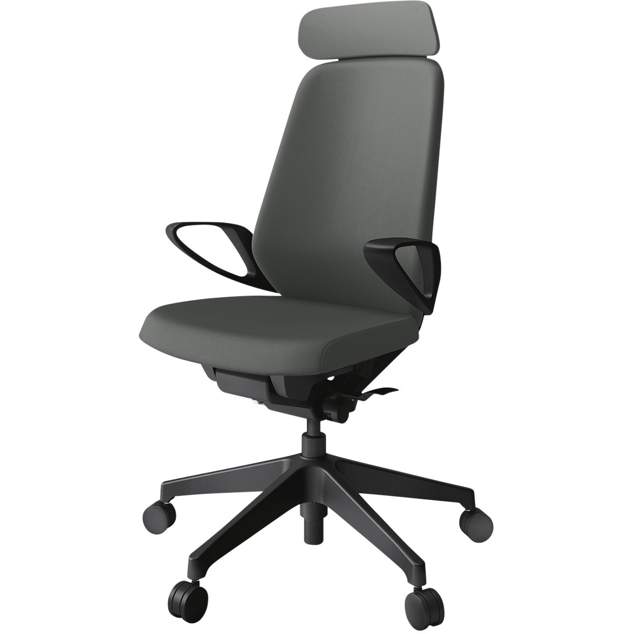 KJ-116PVE-T1C3 ノートチェア エクストラハイバック 固定肘 ランバーサポート付 クロスPV ナイロンキャスター<配送時組立サービス付> 1台 イトーキ 【通販モノタロウ】