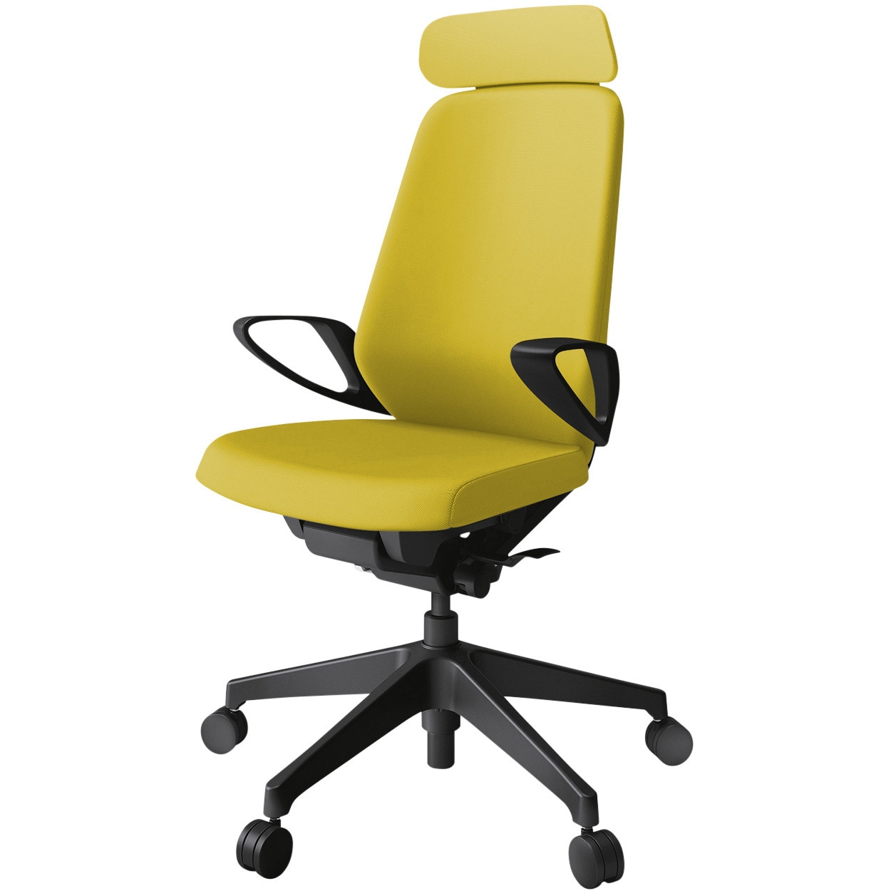 KJ-116PVE-T1U5 ノートチェア エクストラハイバック 固定肘 ランバーサポート付 クロスPV ナイロンキャスター<配送時組立サービス付> 1台 イトーキ 【通販モノタロウ】