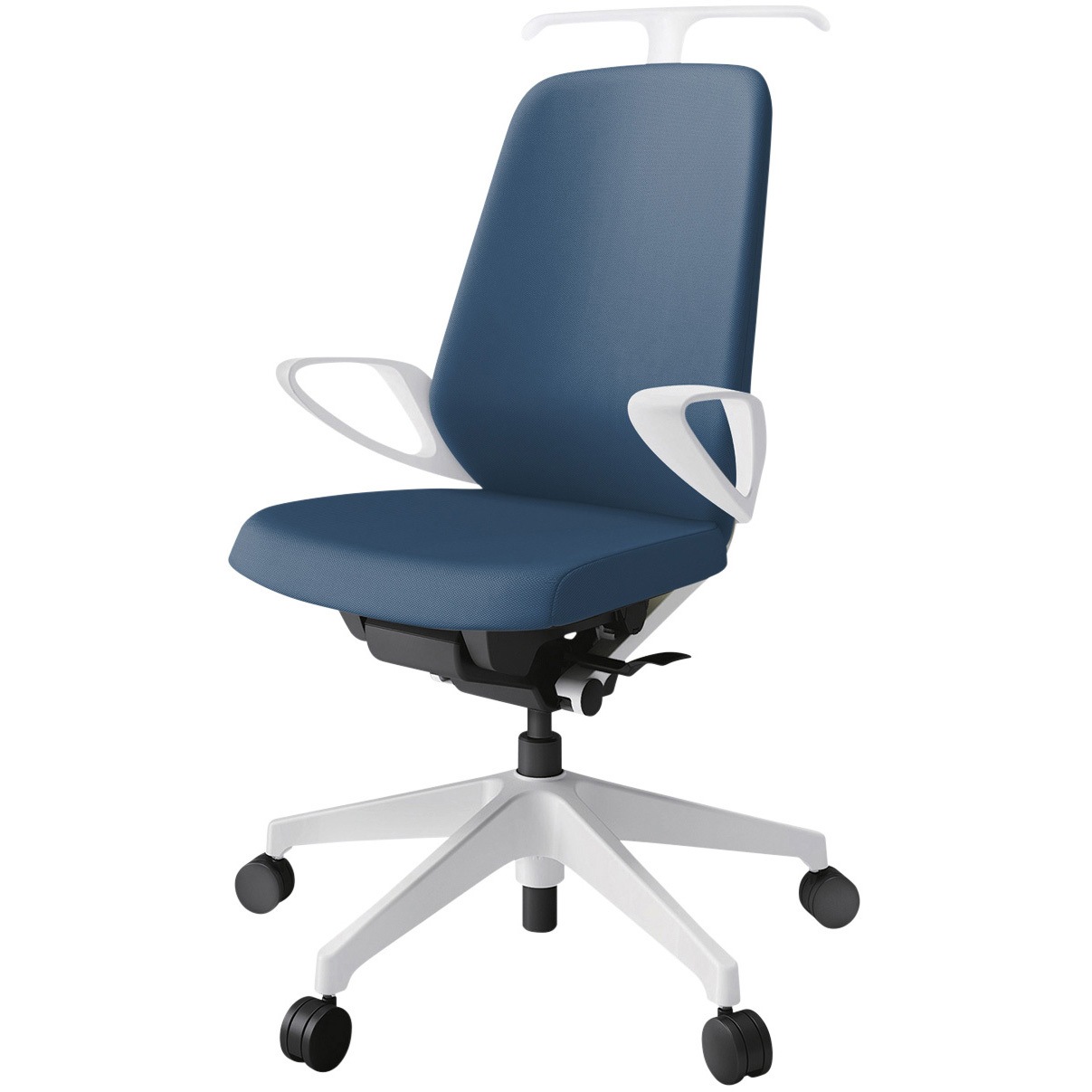 KJ-116PVH-W9N3 ノートチェア ハイバック 固定肘 ハンガー ランバーサポート付 クロスPV ナイロンキャスター<配送時組立サービス付> 1台 イトーキ 【通販モノタロウ】