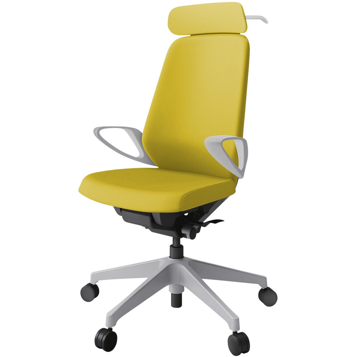 KJ-116PVXM-GNU5 ノートチェア エクストラハイバック 固定肘 ハンガー ランバーサポート付 クロスPV ウレタンキャスター<配送時組立サービス付> 1台 イトーキ 【通販モノタロウ】