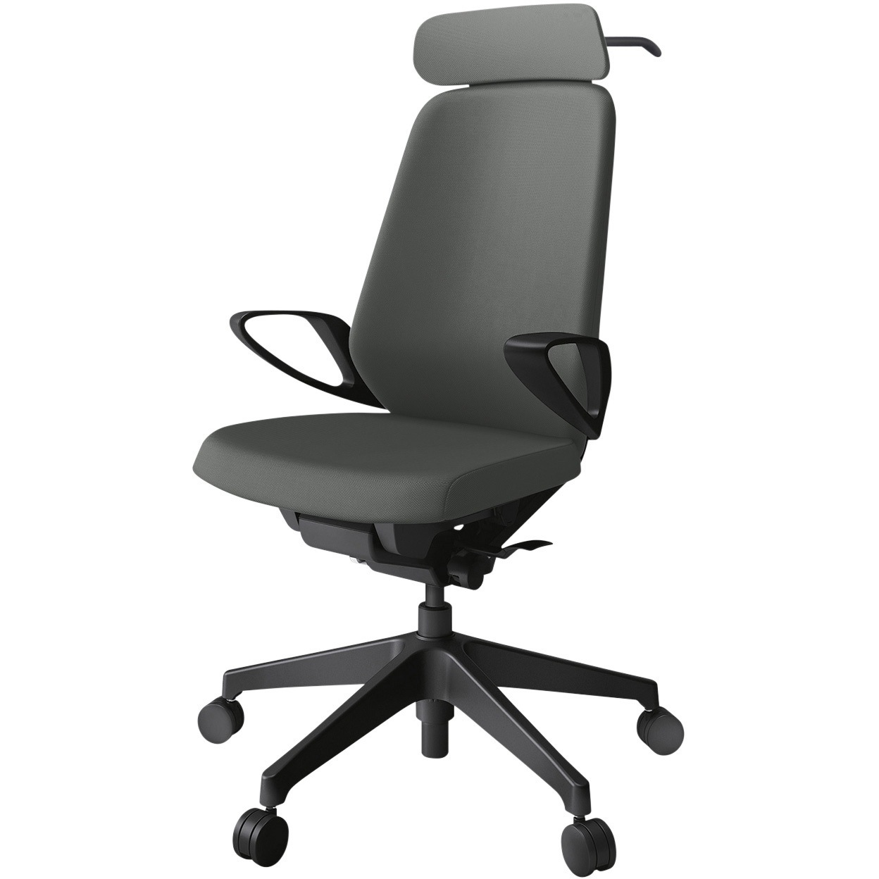 KJ-116PVX-T1C3 ノートチェア エクストラハイバック 固定肘 ハンガー ランバーサポート付 クロスPV ナイロンキャスター<配送時組立サービス付> 1台 イトーキ 【通販モノタロウ】