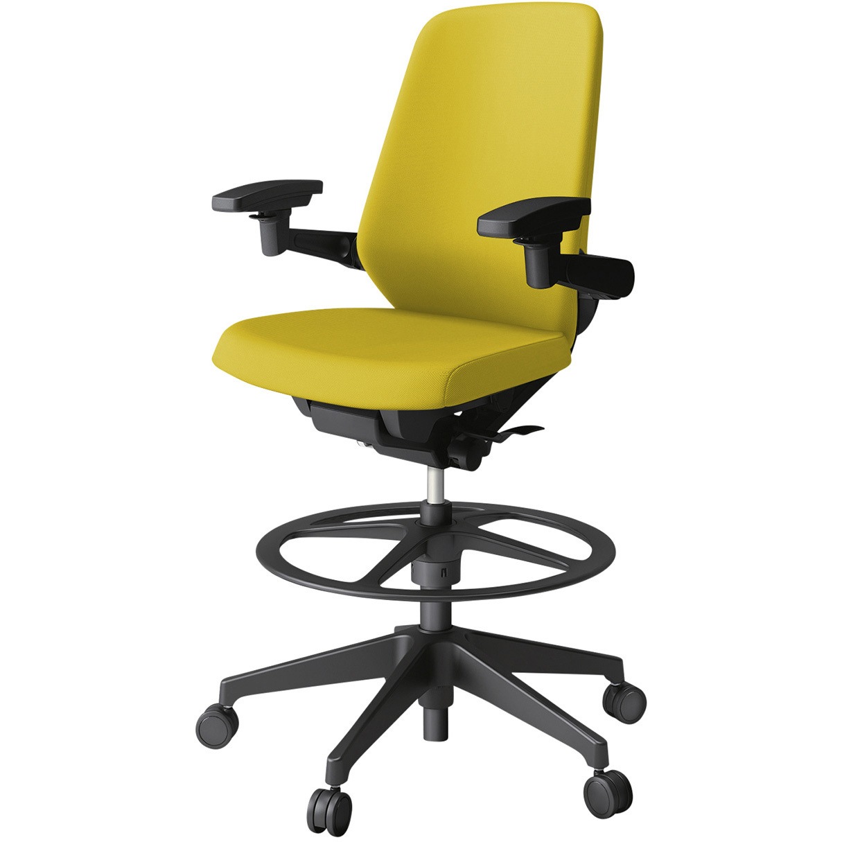 KJ-117PVP1T1U5 ノートチェア ハイポジションタイプ ハイバック 可動肘 ランバーサポート付 クロスPV 樹脂脚<配送時組立サービス付> 1台 イトーキ 【通販モノタロウ】 60,390円