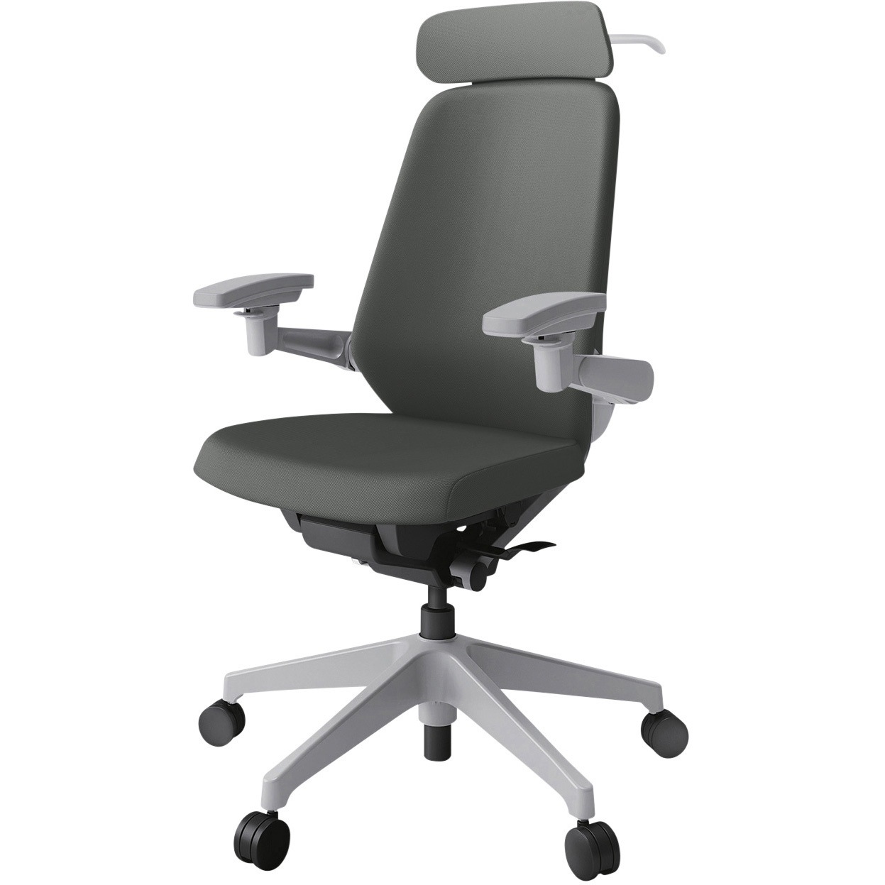 KJ-117PVXM1GNC3 ノートチェア エクストラハイバック 可動肘 ハンガー ランバーサポート付 クロスPV ウレタンキャスター<配送時組立サービス付> 1台 イトーキ 【通販モノタロウ】