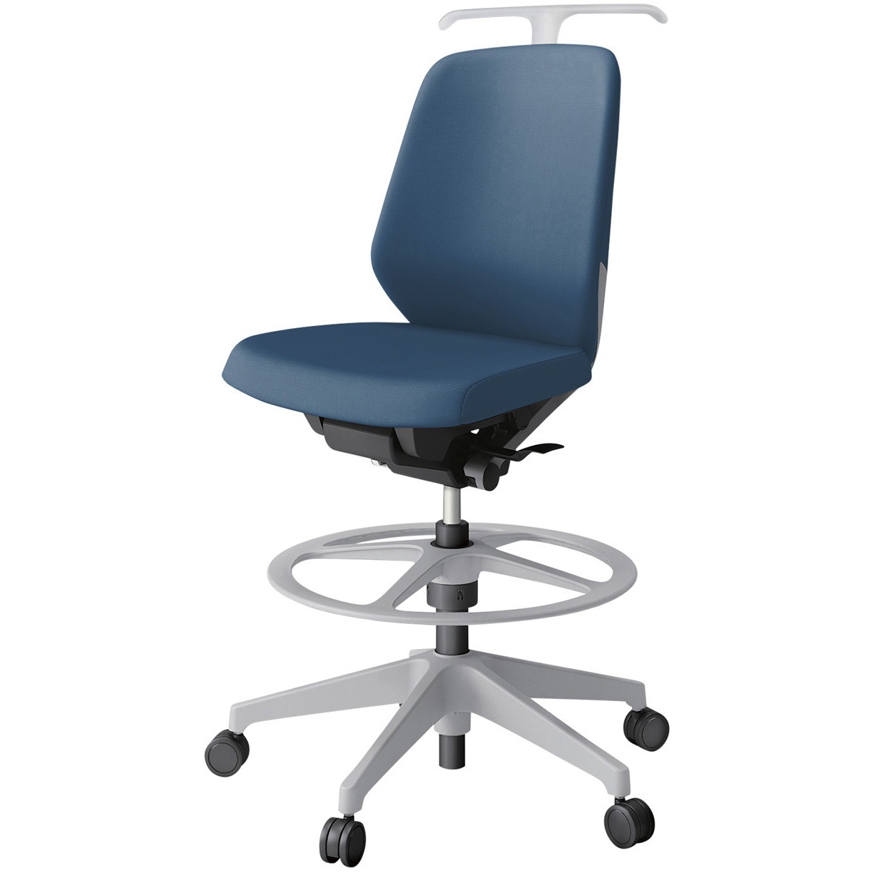 KJ-120PVHP-GNN3 ノートチェア ハイポジションタイプ ローバック 肘なし ハンガー ランバーサポート付 クロスPV 樹脂脚<配送時組立サービス付> 1台 イトーキ 【通販モノタロウ】 53,988円