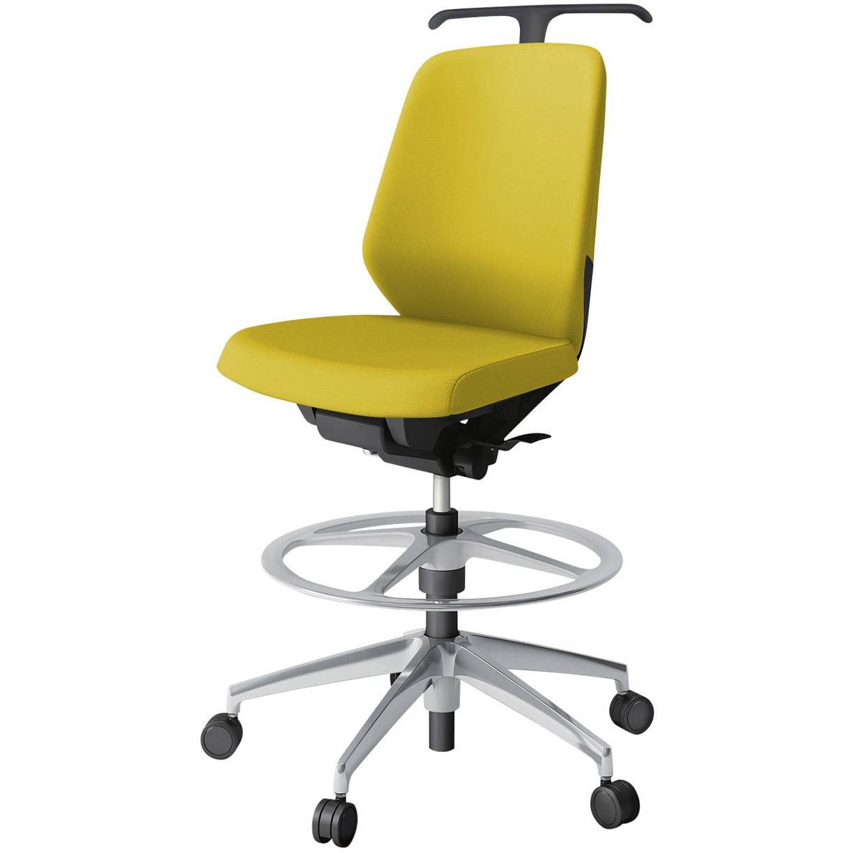 KJ-120PVHP-ZTU5 ノートチェア ハイポジションタイプ ローバック 肘なし ハンガー ランバーサポート付 クロスPV アルミ脚<配送時組立サービス付> 1台 イトーキ 【通販モノタロウ】 59,988円