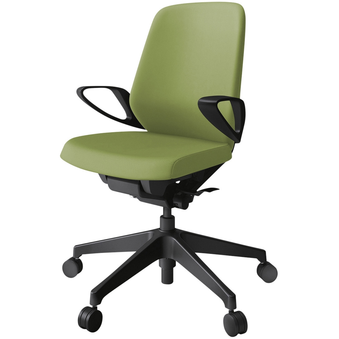 KJ-126PV-T1Q7 ノートチェア ローバック 固定肘 ランバーサポート付 クロスPV ナイロンキャスター<配送時組立サービス付> 1台 イトーキ 【通販モノタロウ】 44,837円