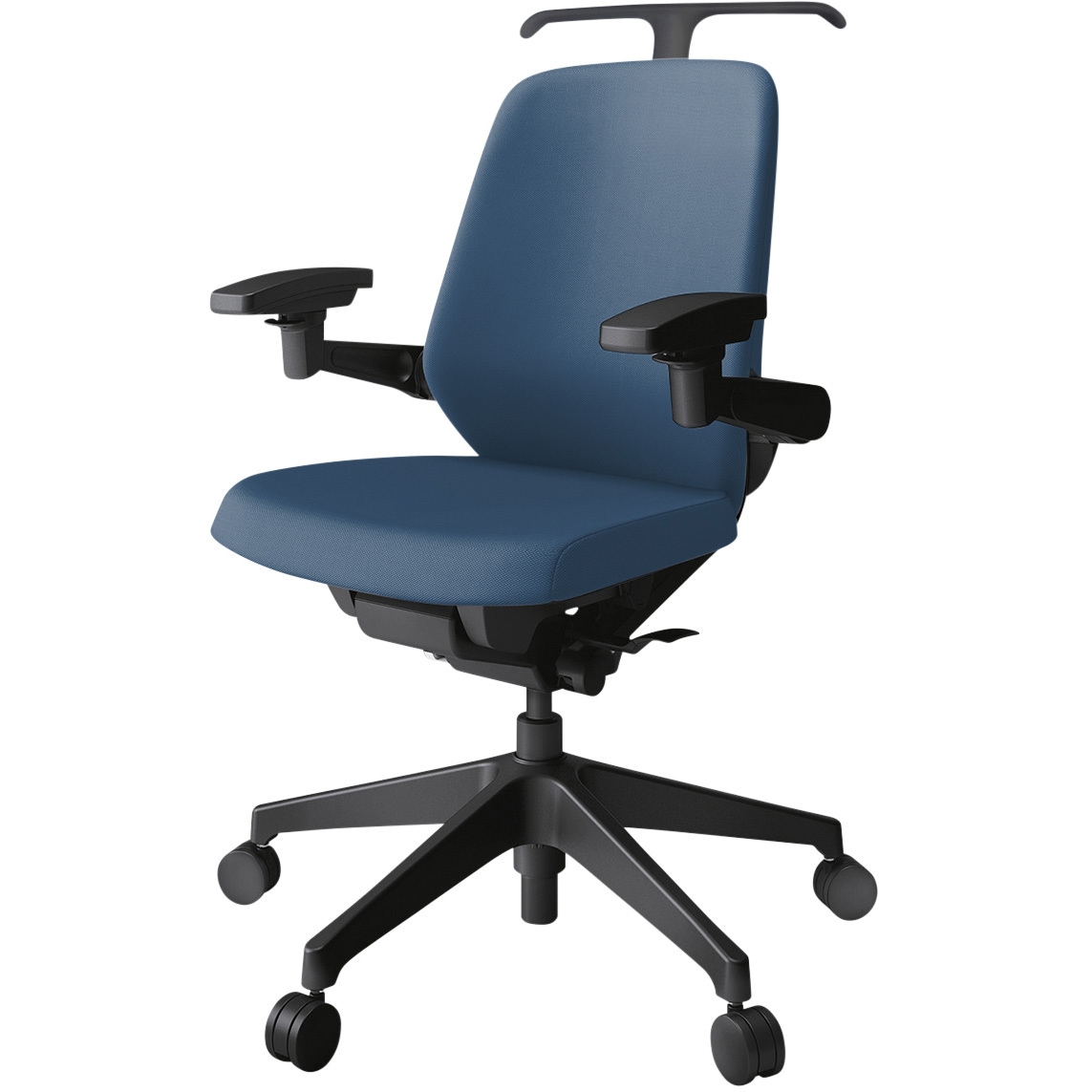 KJ-127PVH1T1N3 ノートチェア ローバック 可動肘 ハンガー ランバーサポート付 クロスPV ナイロンキャスター<配送時組立サービス付> 1台 イトーキ 【通販モノタロウ】