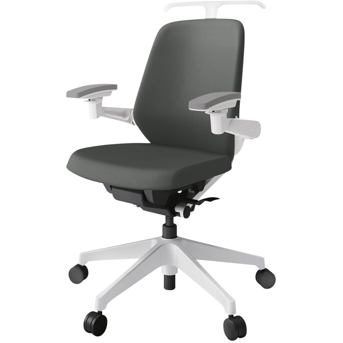 KJ-127PVHM1W9C3 ノートチェア ローバック 可動肘 ハンガー ランバーサポート付 クロスPV ウレタンキャスター<配送時組立サービス付> 1台 イトーキ 【通販モノタロウ】