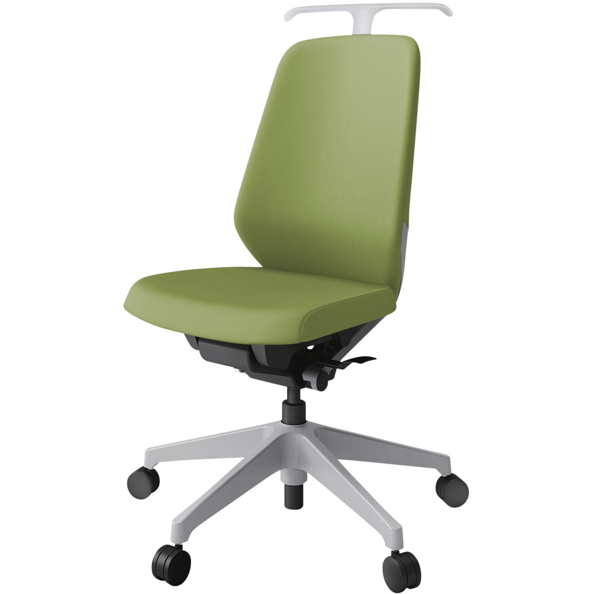 KJ-130PVHM-GNQ7 ノートチェア ハイバック 肘なし ハンガー ランバーサポートなし クロスPV ウレタンキャスター<配送時組立サービス付> 1台 イトーキ 【通販モノタロウ】