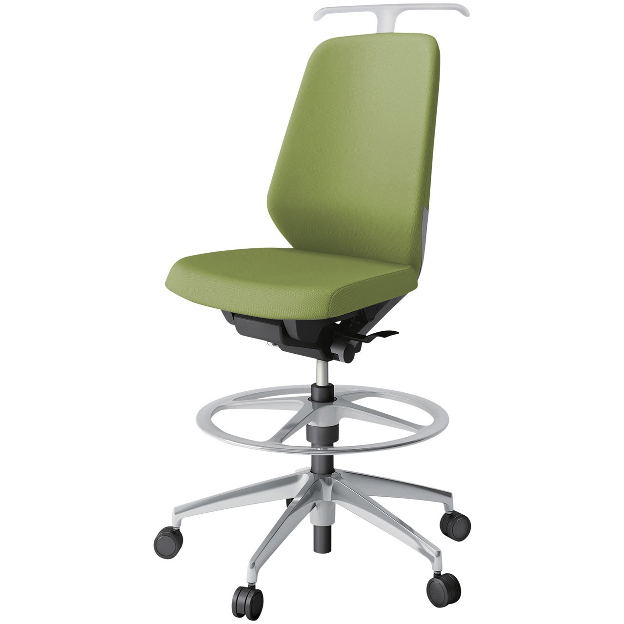 KJ-130PVHP-ZNQ7 ノートチェア ハイポジションタイプ ハイバック 肘なし ハンガー ランバーサポートなし クロスPV アルミ脚<配送時組立サービス付> 1台 イトーキ 【通販モノタロウ】 60,390円