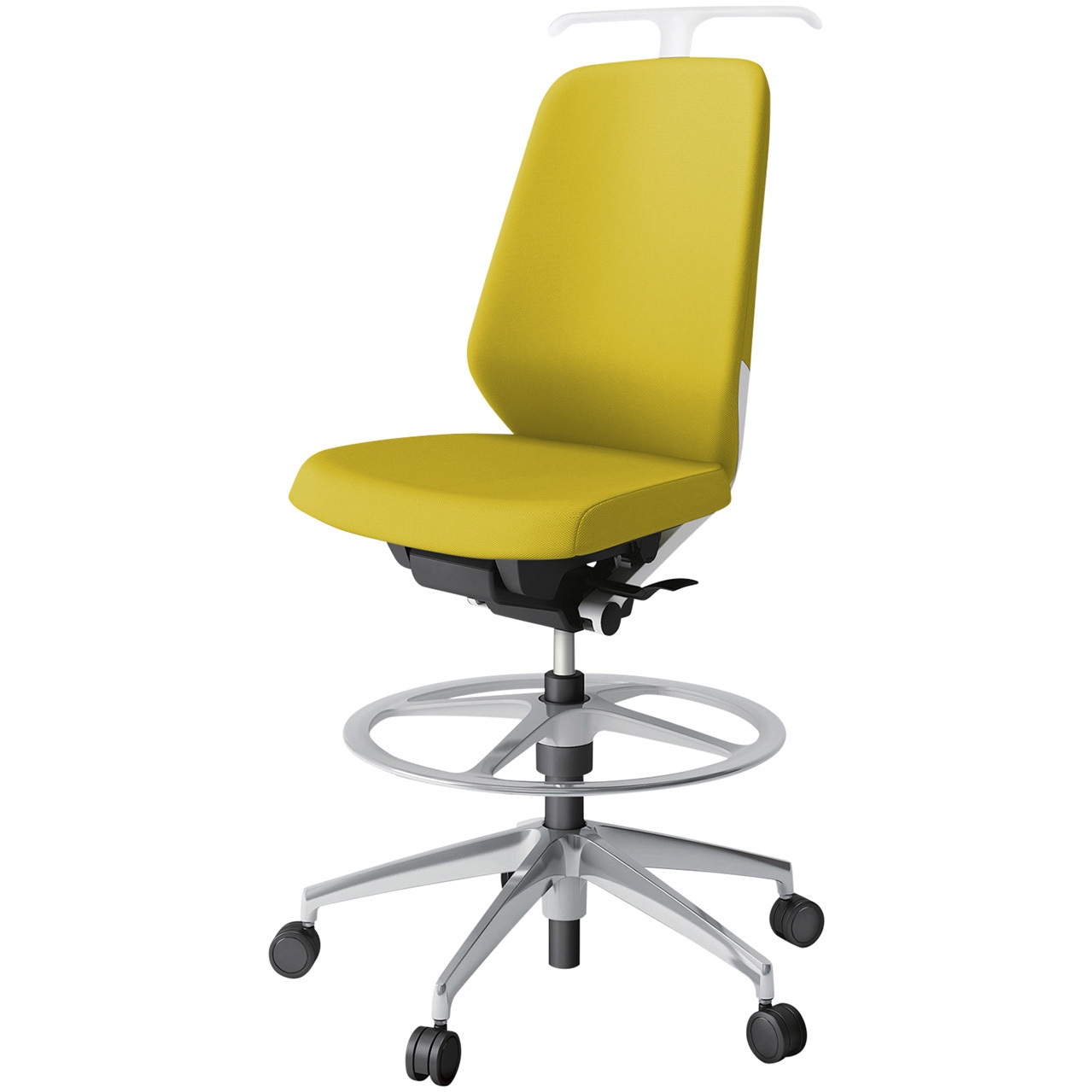 KJ-130PVHP-ZWU5 ノートチェア ハイポジションタイプ ハイバック 肘なし ハンガー ランバーサポートなし クロスPV アルミ脚<配送時組立サービス付> 1台 イトーキ 【通販モノタロウ】