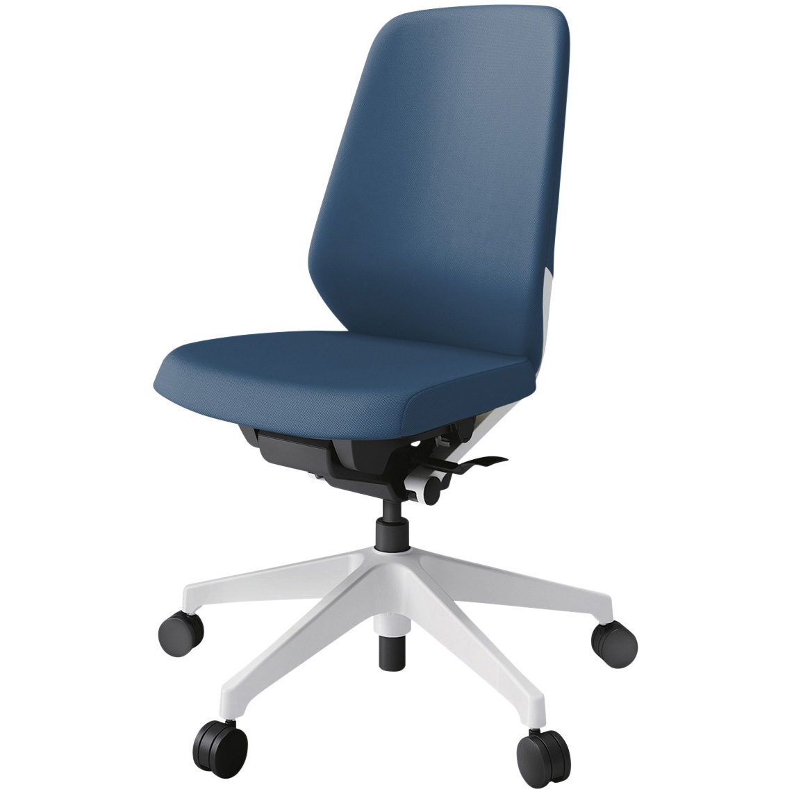 KJ-130PVM-W9N3 ノートチェア プレーンクロスバック 肘無 ハイバック ランバーサポートなし ウレタンキャスター<配送時組立サービス付> 1台 イトーキ 【通販モノタロウ】