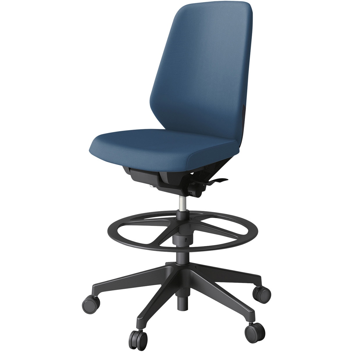 KJ-130PVP-T1N3 ノートチェア ハイポジションタイプ ハイバック 肘なし ランバーサポートなし クロスPV 樹脂脚<配送時組立サービス付> 1台 イトーキ 【通販モノタロウ】