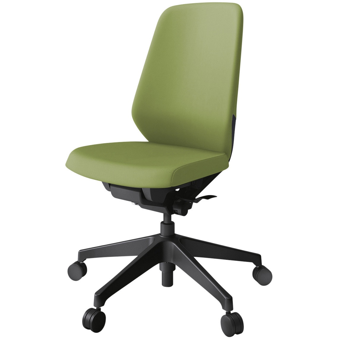 KJ-130PV-T1Q7 ノートチェア プレーンクロスバック 肘無 ハイバック ランバーサポートなし ナイロンキャスター<配送時組立サービス付> 1台 イトーキ 【通販モノタロウ】