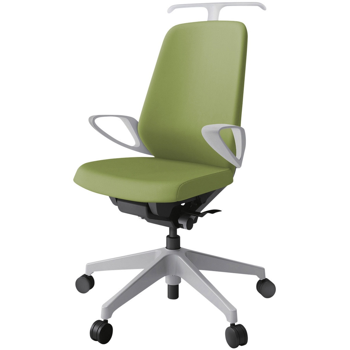 KJ-136PVHM-GNQ7 ノートチェア ハイバック 固定肘 ハンガー ランバーサポートなし クロスPV ウレタンキャスター<配送時組立サービス付> 1台 イトーキ 【通販モノタロウ】 49,788円