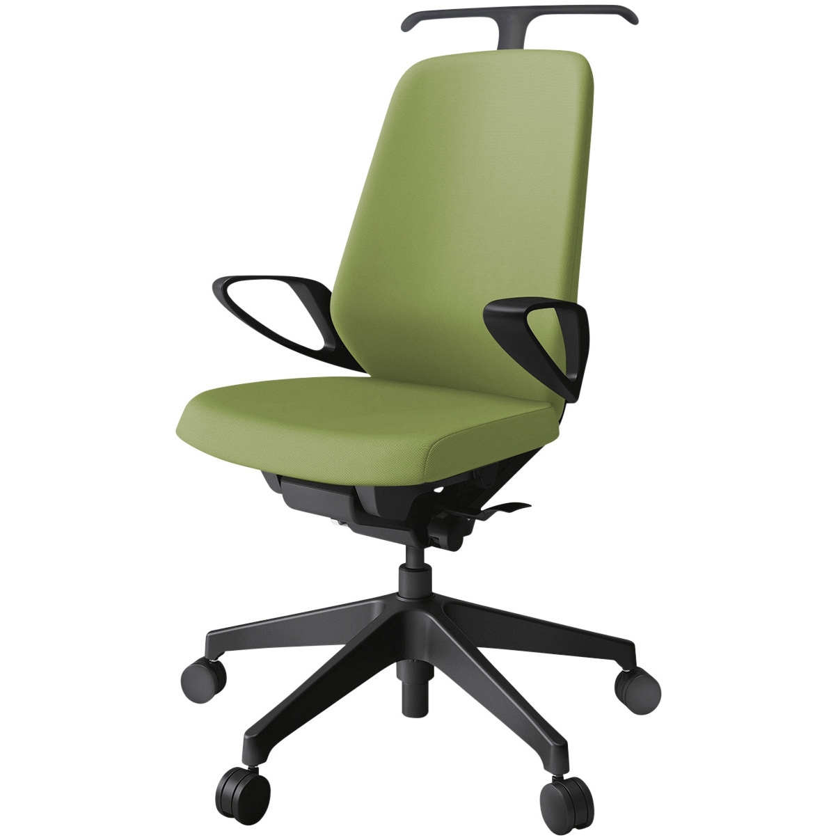 KJ-136PVH-T1Q7 ノートチェア ハイバック 固定肘 ハンガー ランバーサポートなし クロスPV ナイロンキャスター<配送時組立サービス付> 1台 イトーキ 【通販モノタロウ】