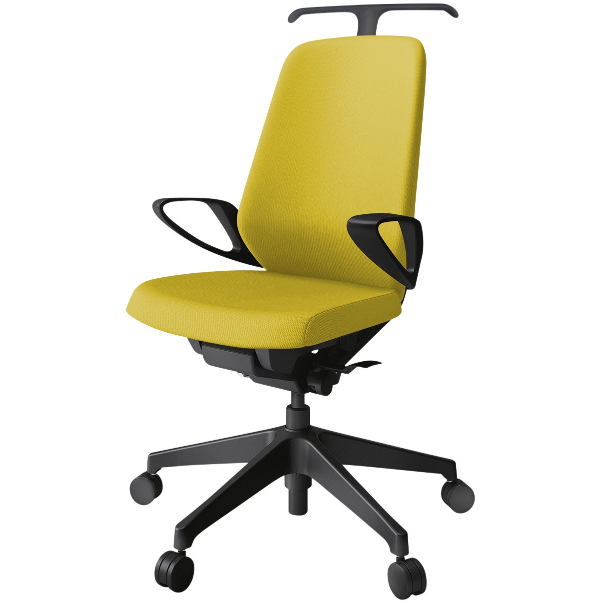 KJ-136PVH-T1U5 ノートチェア ハイバック 固定肘 ハンガー ランバーサポートなし クロスPV ナイロンキャスター<配送時組立サービス付> 1台 イトーキ 【通販モノタロウ】