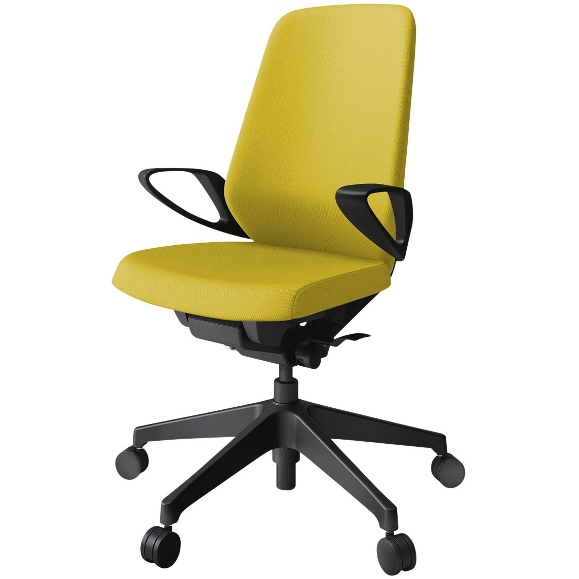 KJ-136PV-T1U5 ノートチェア ハイバック 固定肘 ランバーサポートなし クロスPV ナイロンキャスター<配送時組立サービス付> 1台 イトーキ 【通販モノタロウ】