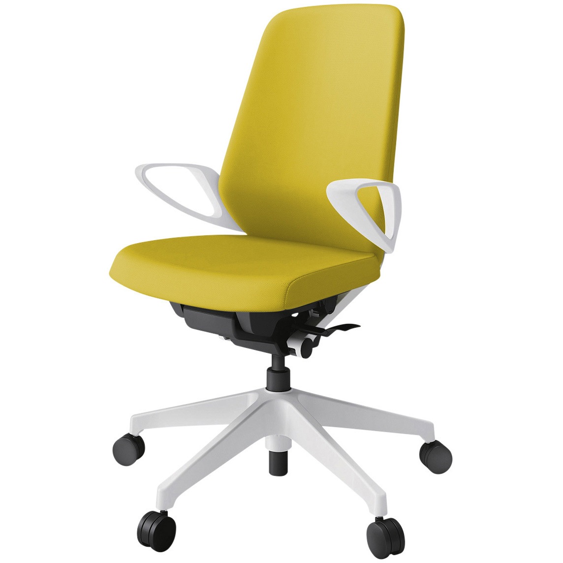 KJ-136PV-W9U5 ノートチェア ハイバック 固定肘 ランバーサポートなし クロスPV ナイロンキャスター<配送時組立サービス付> 1台 イトーキ 【通販モノタロウ】