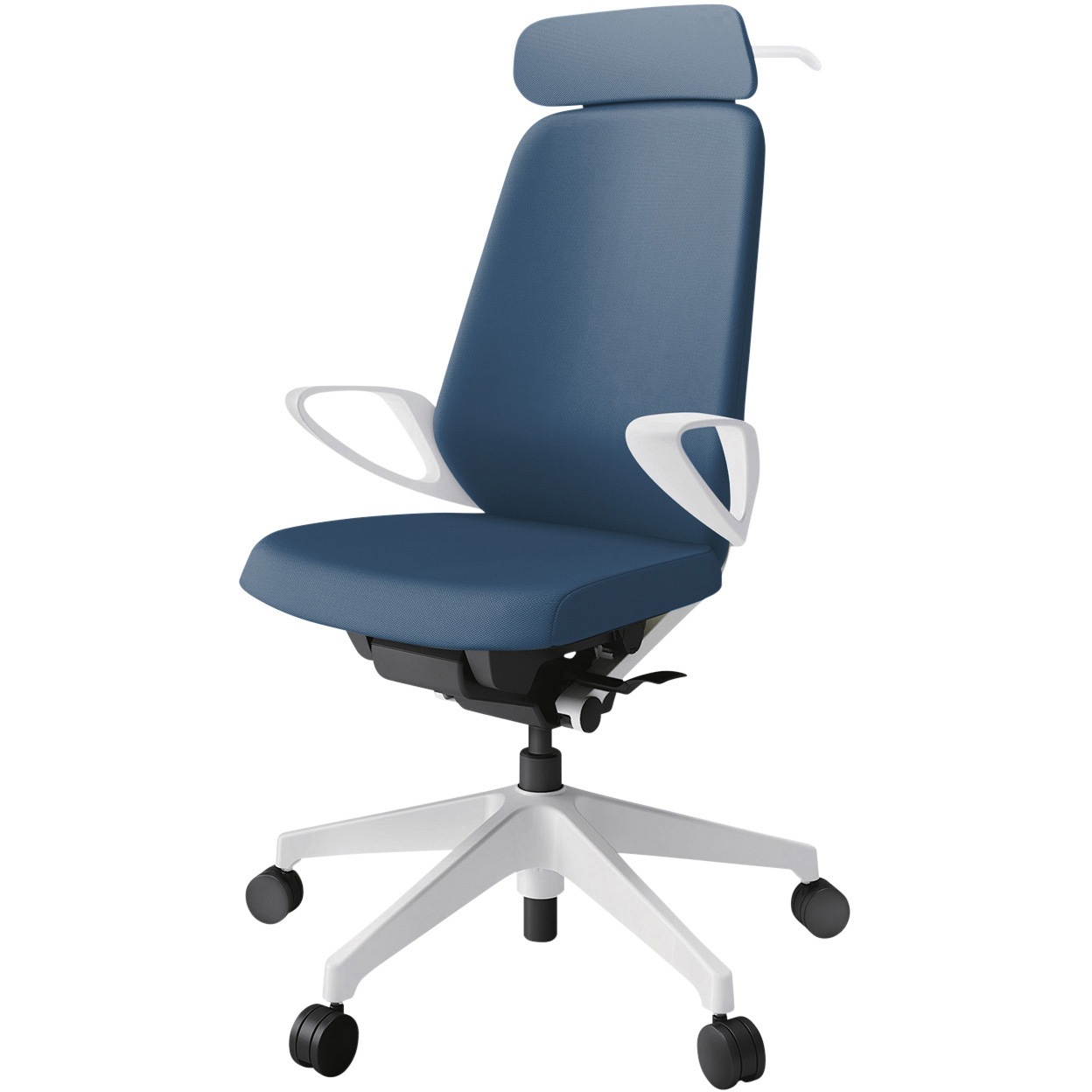 KJ-136PVX-W9N3 ノートチェア エクストラハイバック 固定肘 ハンガー ランバーサポートなし クロスPV ナイロンキャスター<配送時組立サービス付> 1台 イトーキ 【通販モノタロウ】