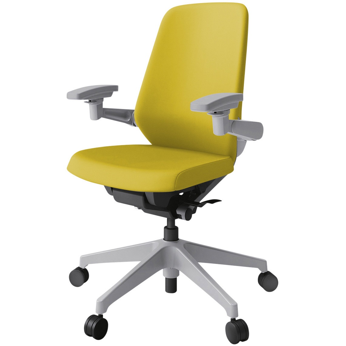 KJ-137PV1GNU5 ノートチェア プレーンクロスバック 可動肘 ハイバック ランバーサポートなし ナイロンキャスター<配送時組立サービス付> 1台 イトーキ 【通販モノタロウ】