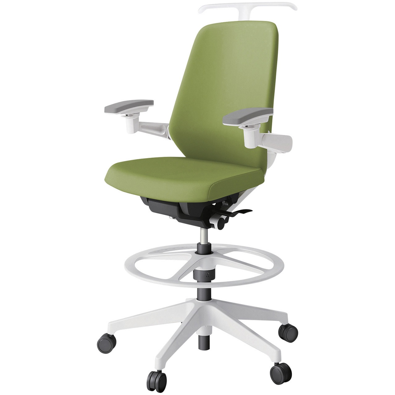 KJ-137PVHP1W9Q7 ノートチェア ハイポジションタイプ ハイバック 可動肘 ハンガー ランバーサポートなし クロスPV 樹脂脚<配送時組立サービス付> 1台 イトーキ 【通販モノタロウ】