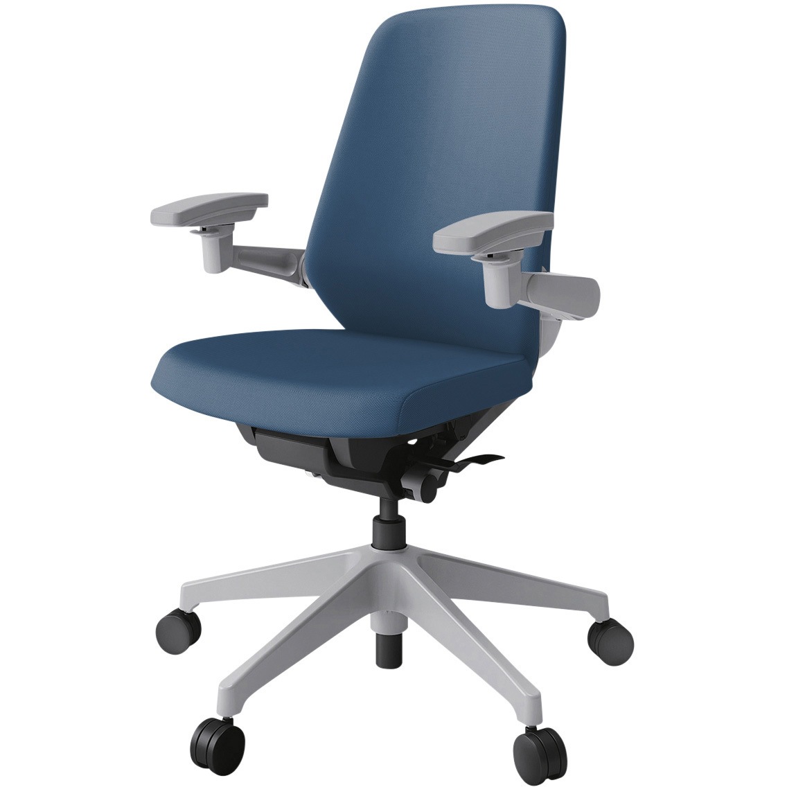 KJ-137PVM1GNN3 ノートチェア プレーンクロスバック 可動肘 ハイバック ランバーサポートなし ウレタンキャスター<配送時組立サービス付> 1台 イトーキ 【通販モノタロウ】