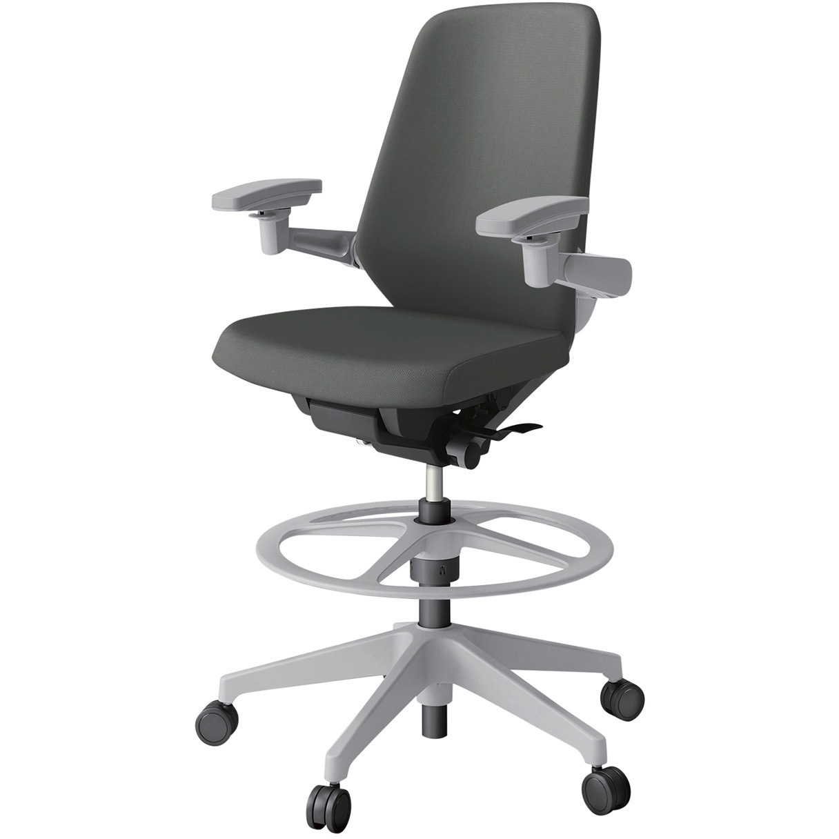 KJ-137PVP1GNC3 ノートチェア ハイポジションタイプ ハイバック 可動肘 ランバーサポートなし クロスPV 樹脂脚<配送時組立サービス付> 1台 イトーキ 【通販モノタロウ】