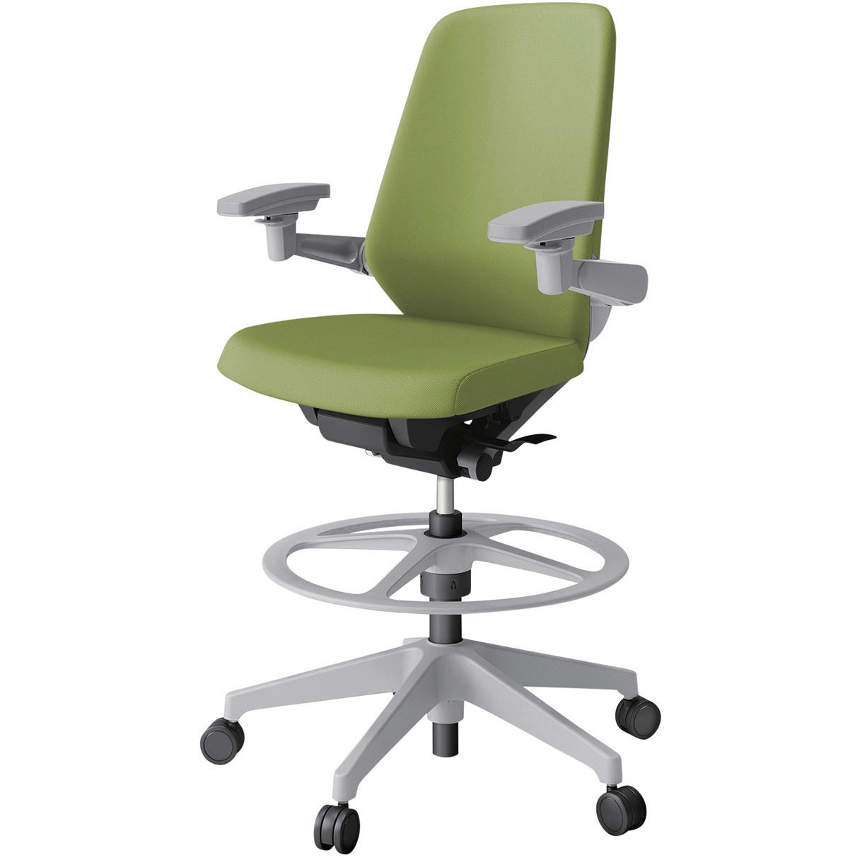 KJ-137PVP1GNQ7 ノートチェア ハイポジションタイプ ハイバック 可動肘 ランバーサポートなし クロスPV 樹脂脚<配送時組立サービス付> 1台 イトーキ 【通販モノタロウ】