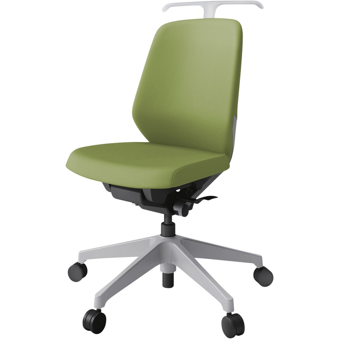 KJ-140PVHM-GNQ7 ノートチェア ローバック 肘なし ハンガー ランバーサポートなし クロスPV ウレタンキャスター<配送時組立サービス付> 1台 イトーキ 【通販モノタロウ】