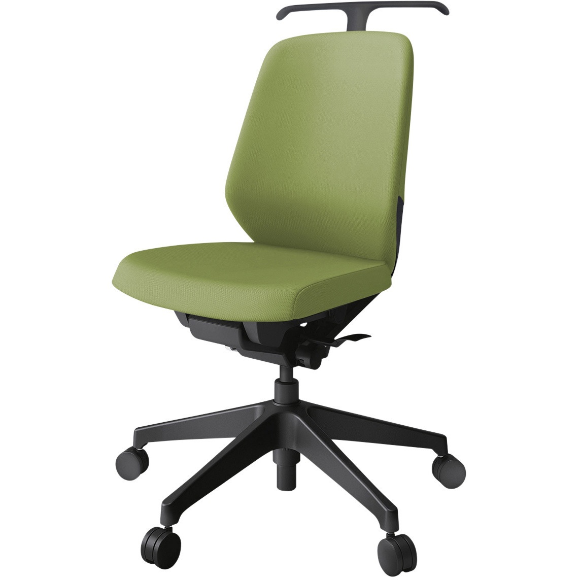 KJ-140PVHM-T1Q7 ノートチェア ローバック 肘なし ハンガー ランバーサポートなし クロスPV ウレタンキャスター<配送時組立サービス付> 1台 イトーキ 【通販モノタロウ】