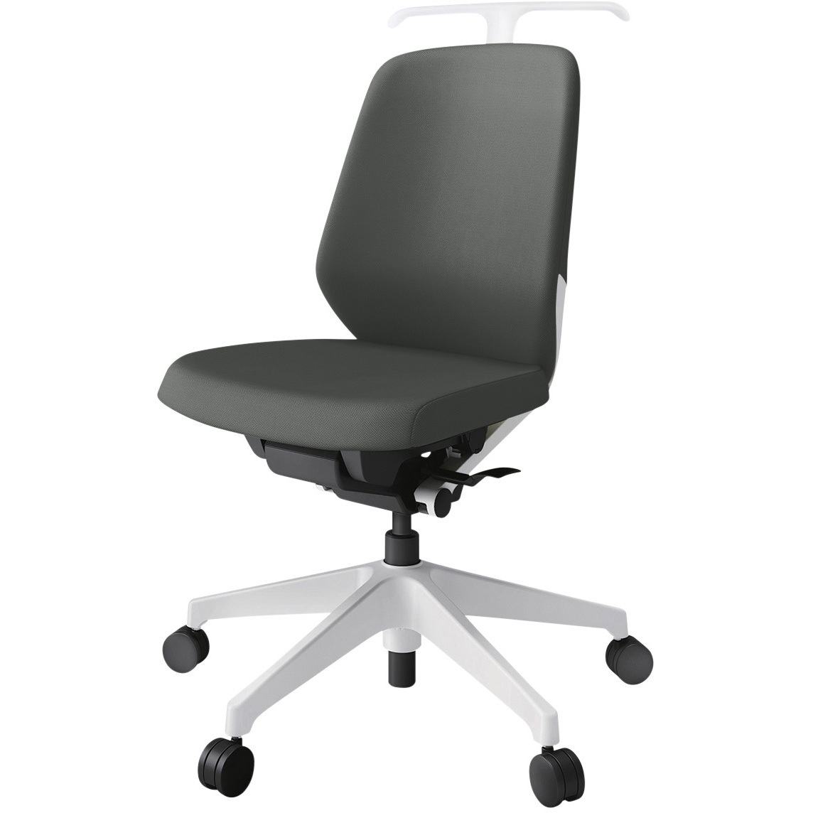 KJ-140PVH-W9C3 ノートチェア ローバック 肘なし ハンガー ランバーサポートなし クロスPV ナイロンキャスター<配送時組立サービス付> 1台 イトーキ 【通販モノタロウ】