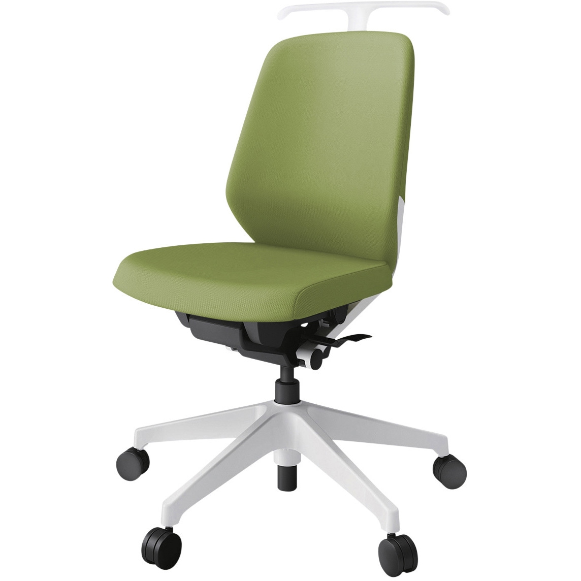 KJ-140PVH-W9Q7 ノートチェア ローバック 肘なし ハンガー ランバーサポートなし クロスPV ナイロンキャスター<配送時組立サービス付> 1台 イトーキ 【通販モノタロウ】