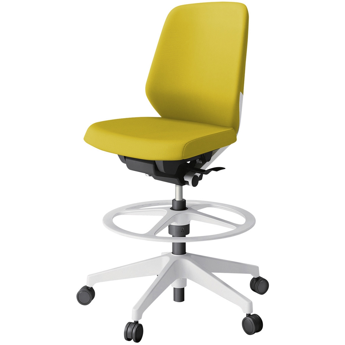 KJ-140PVP-W9U5 ノートチェア ハイポジションタイプ ローバック 肘なし ランバーサポートなし クロスPV 樹脂脚<配送時組立サービス付> 1台 イトーキ 【通販モノタロウ】