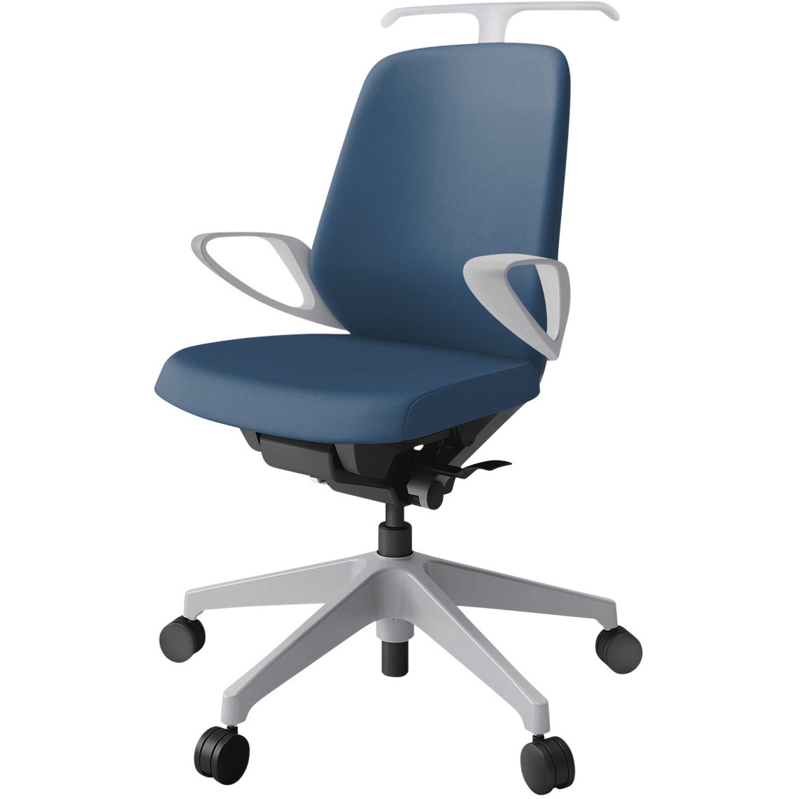 KJ-146PVH-GNN3 ノートチェア ローバック 固定肘 ハンガー ランバーサポートなし クロスPV ナイロンキャスター<配送時組立サービス付> 1台 イトーキ 【通販モノタロウ】 43,788円