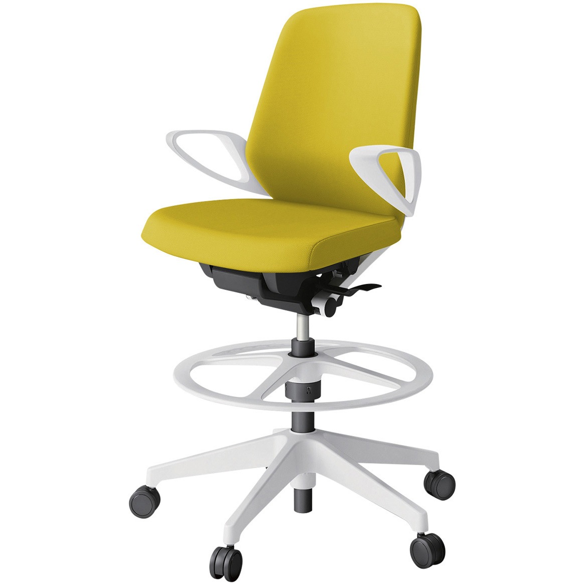 KJ-146PVP-W9U5 ノートチェア ハイポジションタイプ ローバック 固定肘 ランバーサポートなし クロスPV 樹脂脚<配送時組立サービス付> 1台 イトーキ 【通販モノタロウ】 52,788円