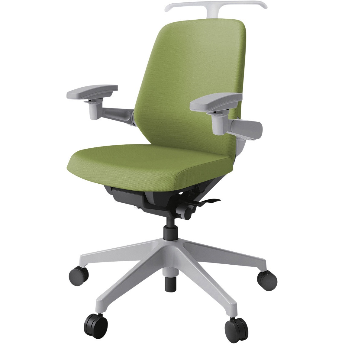 KJ-147PVH1GNQ7 ノートチェア ローバック 可動肘 ハンガー ランバーサポートなし クロスPV ナイロンキャスター<配送時組立サービス付> 1台 イトーキ 【通販モノタロウ】