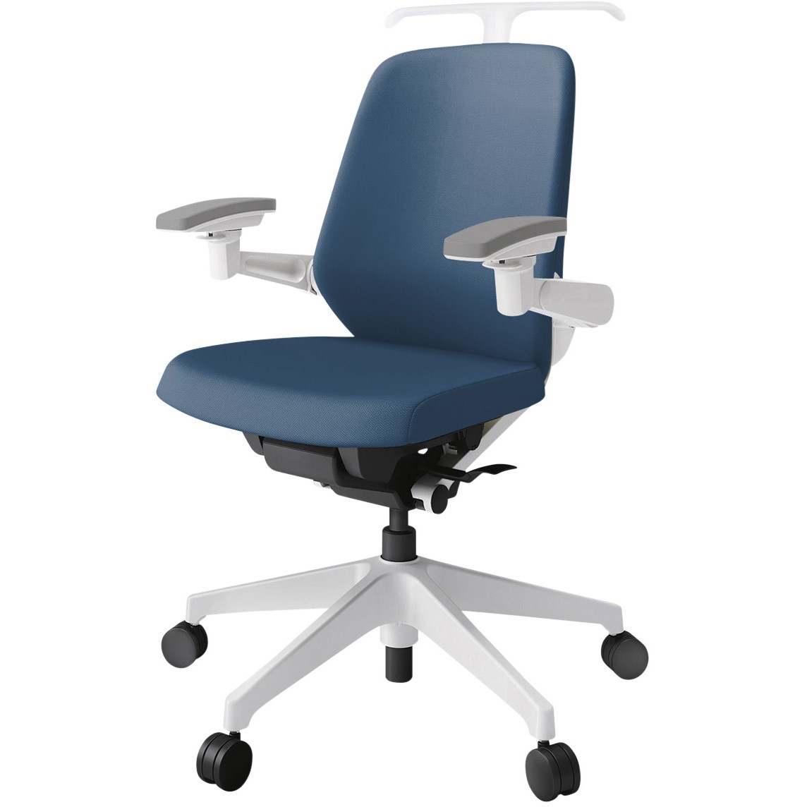 KJ-147PVHM1W9N3 ノートチェア ローバック 可動肘 ハンガー ランバーサポートなし クロスPV ウレタンキャスター<配送時組立サービス付> 1台 イトーキ 【通販モノタロウ】