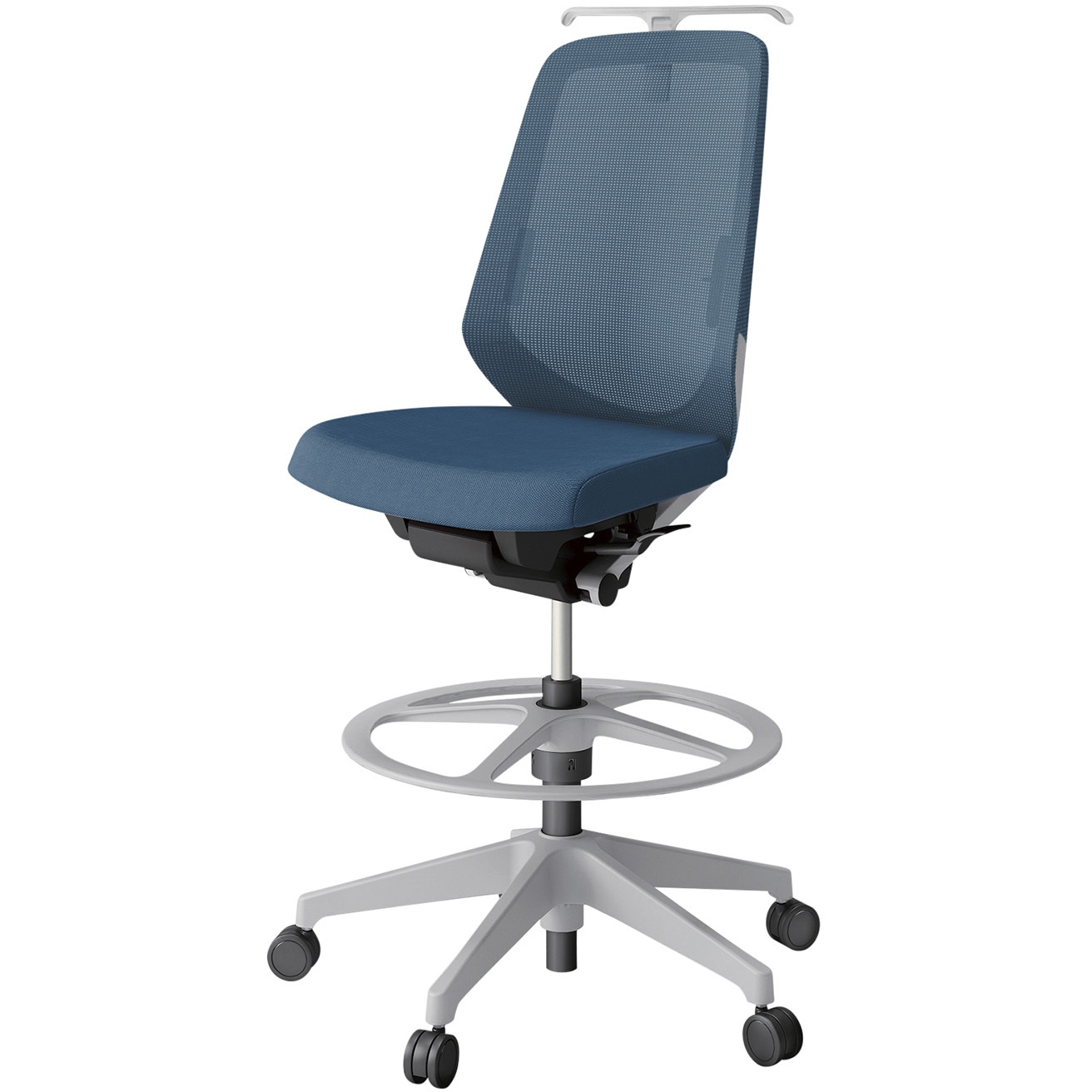 KJ-150JVHP-GNN3 ノートチェア ハイポジションタイプ ハイバック 肘なし ハンガー ランバーサポート付 メッシュJV 樹脂脚<配送時組立サービス付> 1台 イトーキ 【通販モノタロウ】 59,988円