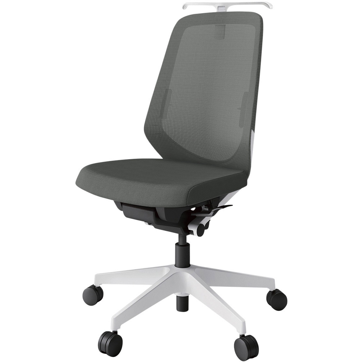 KJ-150JVH-W9C3 ノートチェア ハイバック 肘なし ハンガー ランバーサポート付 メッシュJV ナイロンキャスター<配送時組立サービス付> 1台 イトーキ 【通販モノタロウ】