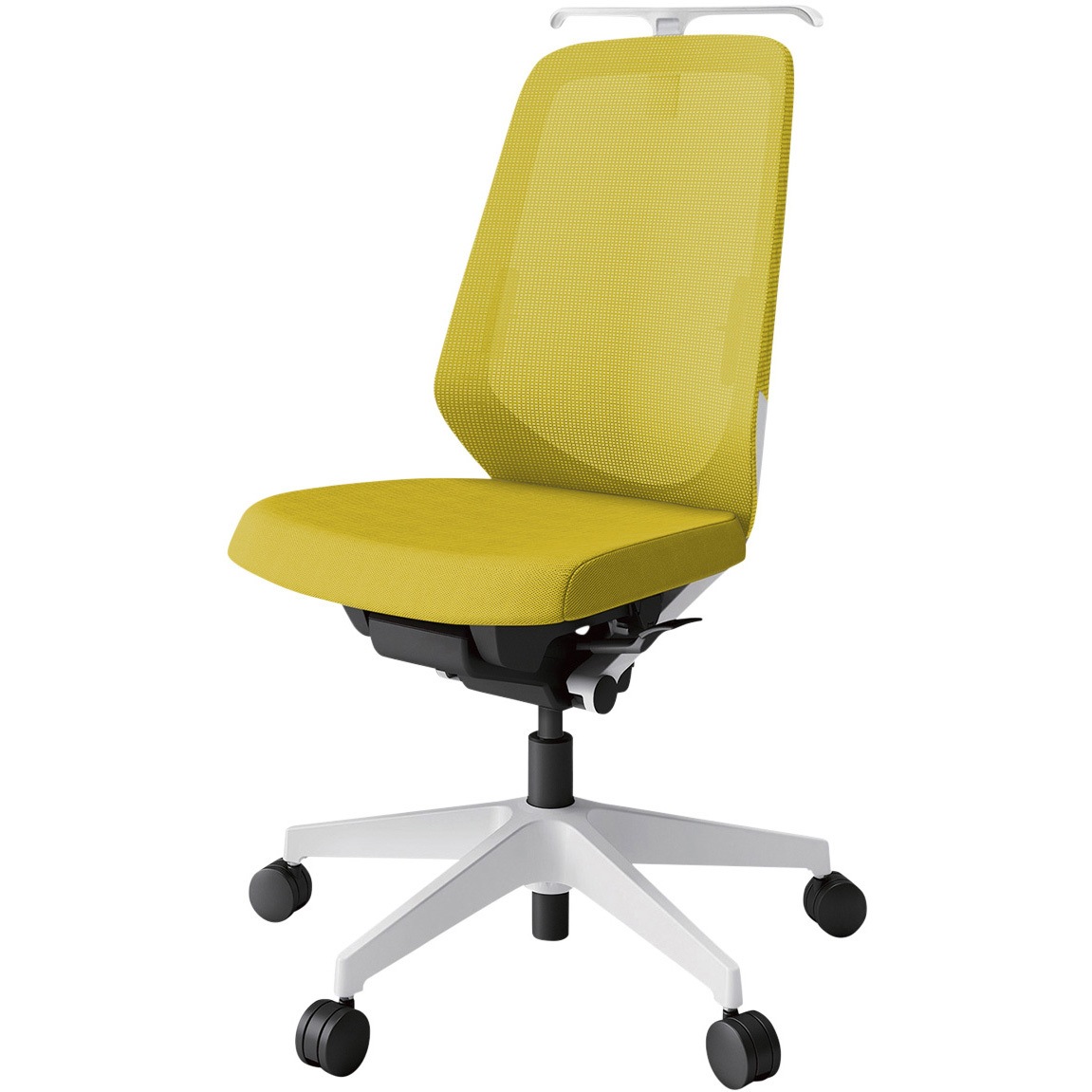 KJ-150JVH-W9U5 ノートチェア ハイバック 肘なし ハンガー ランバーサポート付 メッシュJV ナイロンキャスター<配送時組立サービス付> 1台 イトーキ 【通販モノタロウ】