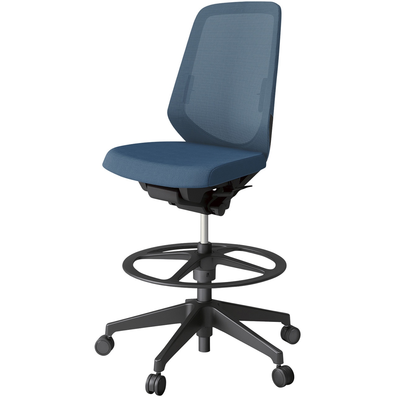 KJ-150JVP-T1N3 ノートチェア ハイポジションタイプ ハイバック 肘なし ランバーサポート付 メッシュJV 樹脂脚<配送時組立サービス付> 1台 イトーキ 【通販モノタロウ】 53,988円