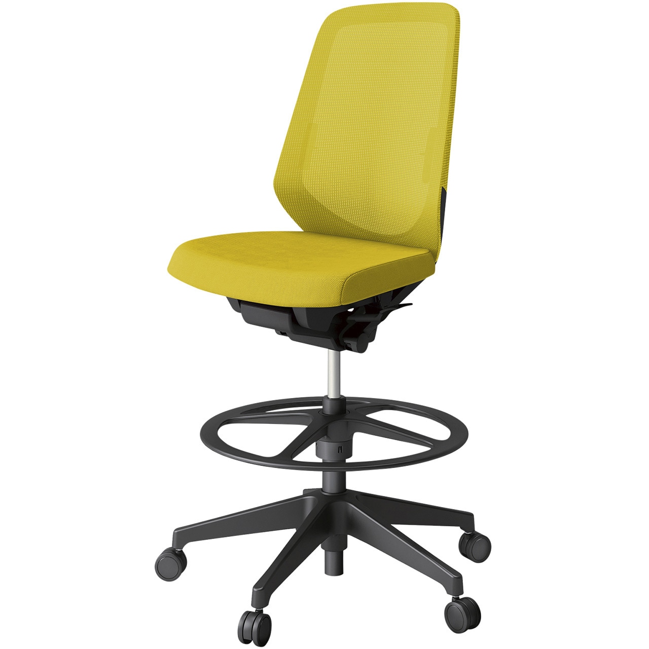 KJ-150JVP-T1U5 ノートチェア ハイポジションタイプ ハイバック 肘なし ランバーサポート付 メッシュJV 樹脂脚<配送時組立サービス付> 1台 イトーキ 【通販モノタロウ】 53,988円