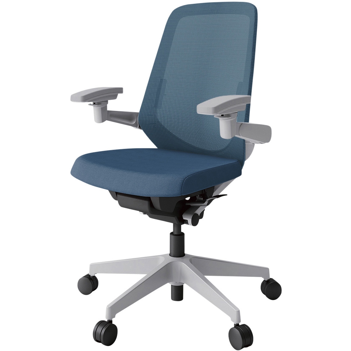 KJ-157JVM1GNN3 ノートチェア プレーンメッシュバック 可動肘 ハイバック ランバーサポート付 ウレタンキャスター<配送時組立サービス付> 1台 イトーキ 【通販モノタロウ】