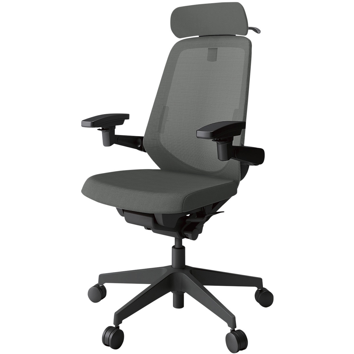 KJ-157JVX1T1C3 ノートチェア エクストラハイバック 可動肘 ハンガー ランバーサポート付 メッシュJV ナイロンキャスター<配送時組立サービス付> 1台 イトーキ 【通販モノタロウ】